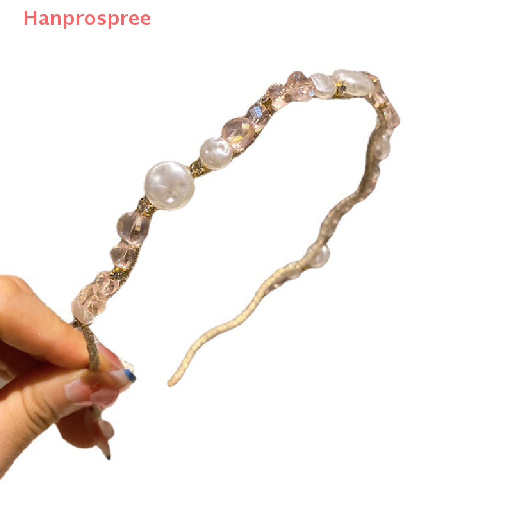 Băng Đô Đính Ngọc Trai Chống Trượt Thời Trang Dành Cho Nữ