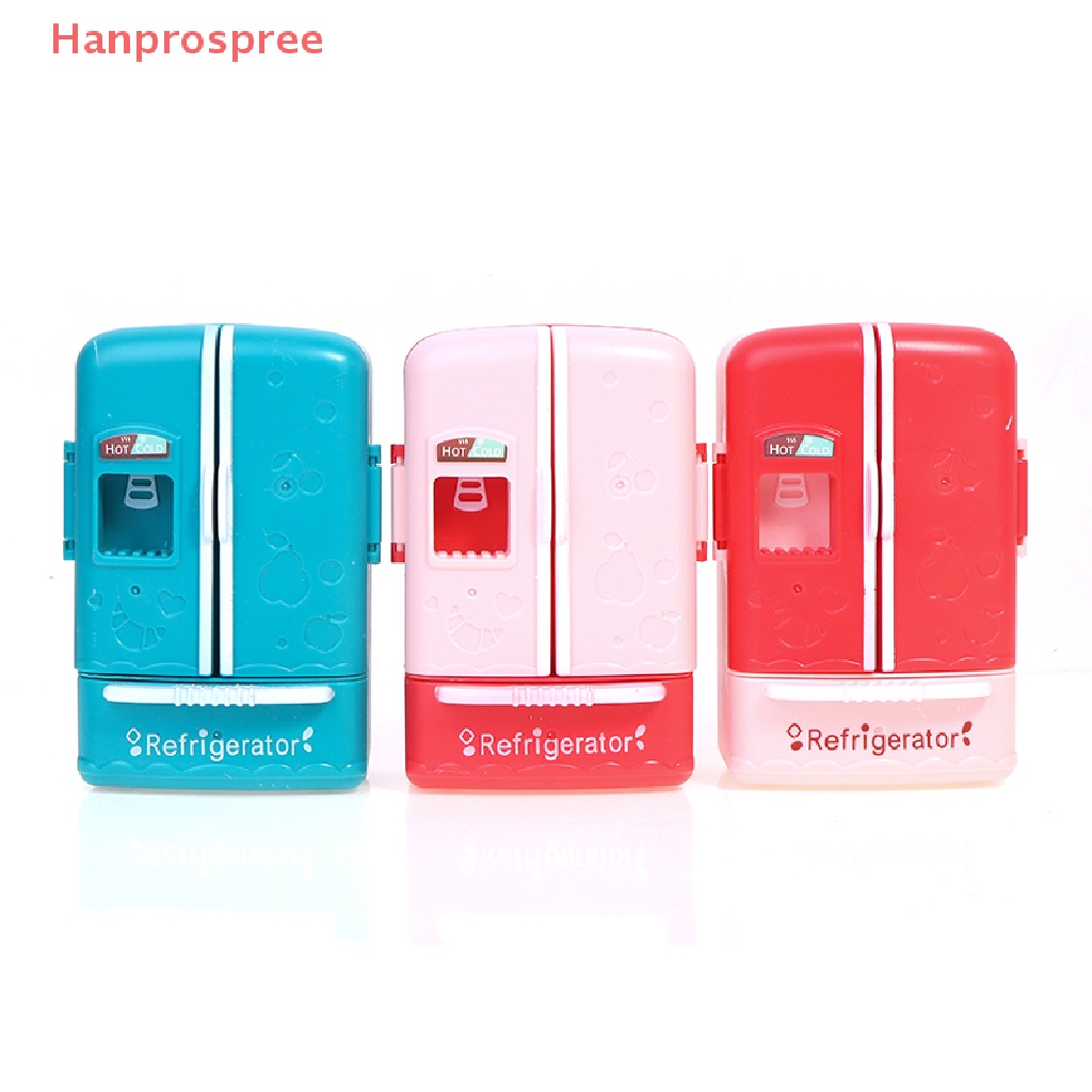 Tủ Lạnh Mini Bằng Nhựa Tỉ Lệ 1 / 12 Trang Trí Nhà Búp Bê