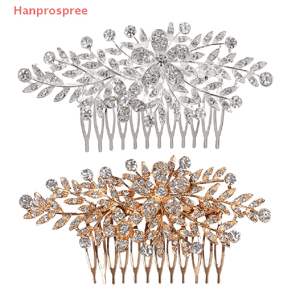 Lược Cài Tóc Đính Đá Pha Lê Cho Cô Dâu Ngày Cưới