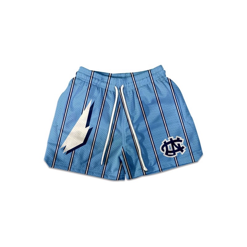 Không Giấy Kraft Mới® X không chết đuối | Quần Short Lưới Logo Pinstripes Màu Xanh Baby | Hiểu rồi.
