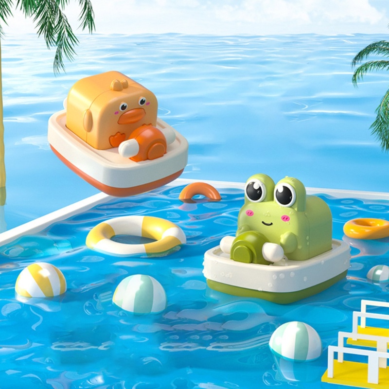 Đồ Chơi Lên Dây Cót Hình Vịt / Ếch Hoạt Hình Cho Bé Chơi Khi Tắm