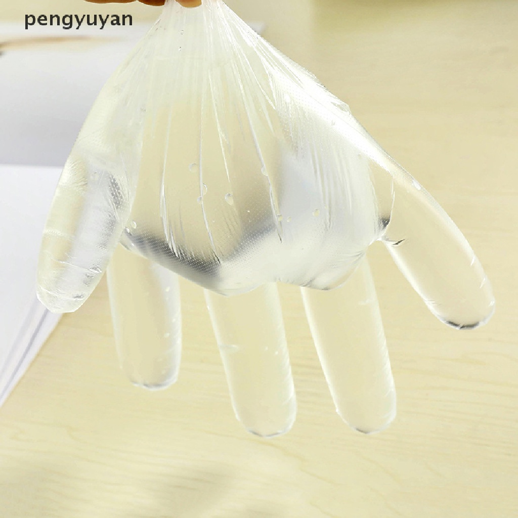 Set 50 / 100 Găng Tay Vệ Sinh Trong Suốt Dùng Một Lần Cho Nhà Bếp