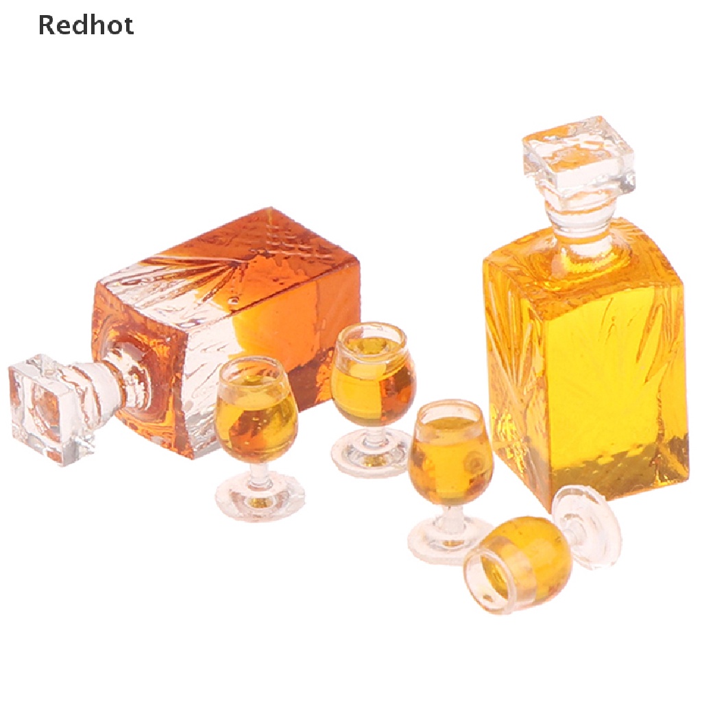 &lt; Redhot &gt; Mô Hình Chai Rượu Mini Trang Trí Nhà Búp Bê