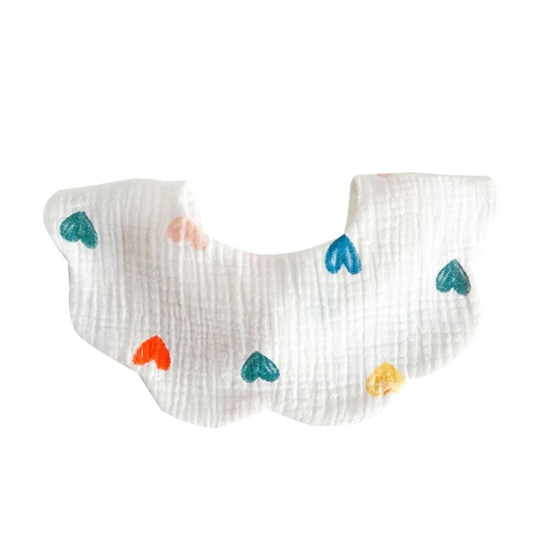 Khăn Yếm Vải Gạc Unisex Đeo Cổ Cho Bé Ăn Dặm