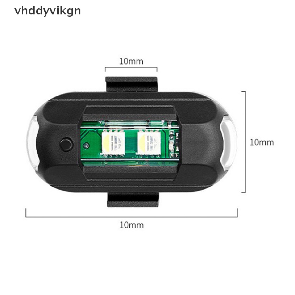 Đèn LED Tín Hiệu USB 7 Màu Chống Va Chạm Gắn Đuôi Xe Đạp