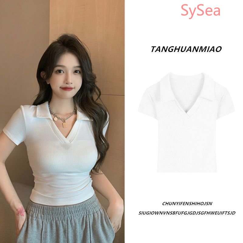 Áo polo Thời Trang Mùa Hè Hàn Quốc Dành Cho Nữ