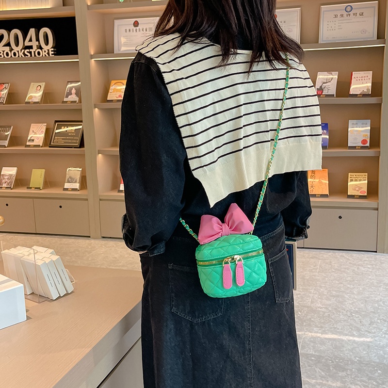 Túi Đeo Chéo Mini Hình Thoi Độc Đáo Thời Trang Cho Nữ