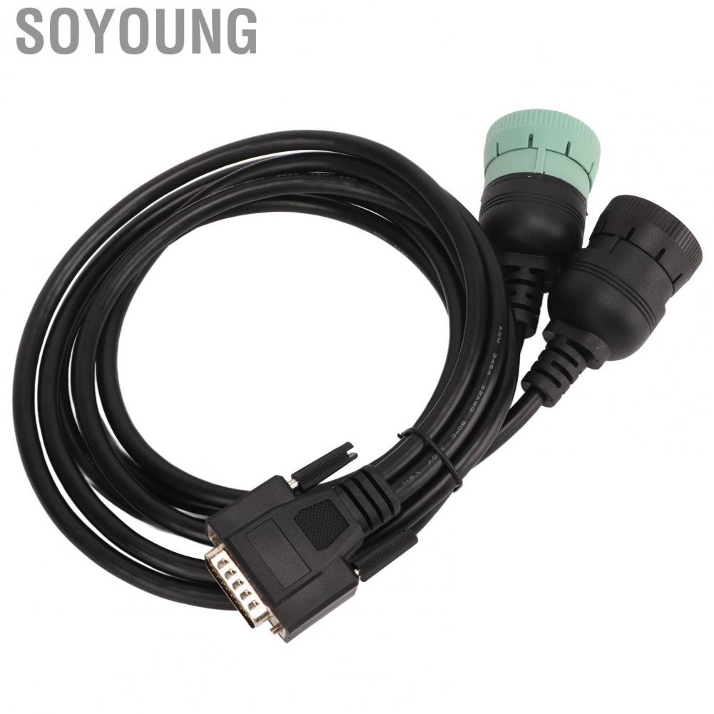 Soyoung Y Diagnostic Cable  6PIN 9PIN Plug and Play ABS Rubber Heavy Duty Stable Transmission Diagnosis Adapter for DLA+2