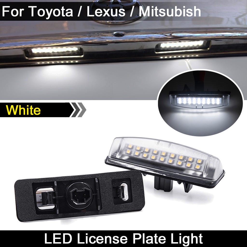 Đèn LED Chiếu Biển Số Xe Cho Toyota Camry Aurion Echo Prius Yaris Venza Lexus IS200 IS300 LS430 GS300