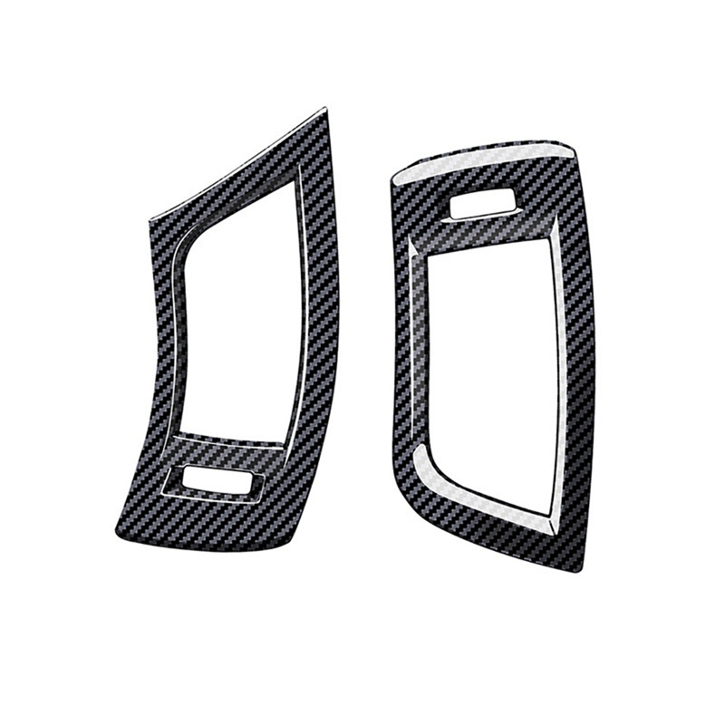 Khung Viền Máy Điều Hòa Xe Hơi Bằng ABS Họa Tiết Sợi Carbon Cho Toyota Alphard 2015-2020 RHD