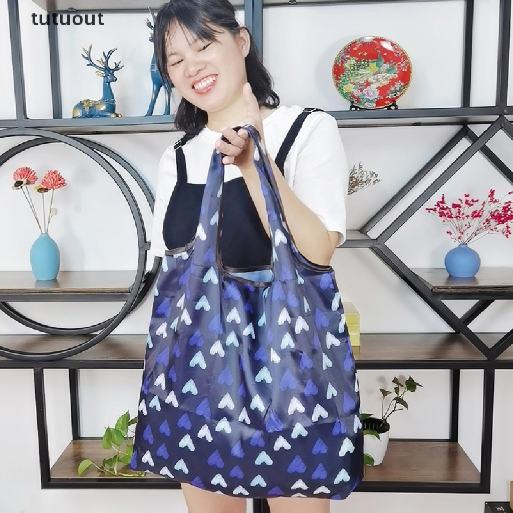 Túi Mua Sắm Hình Vuông Sức Chứa Lớn Có Thể Gấp Gọn Tiện Dụng