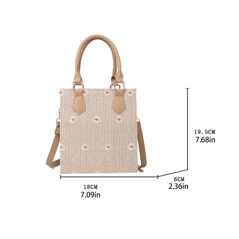 Túi cói Bằng Rơm Đính Ngọc Trai Thời Trang Dành Cho Nữ