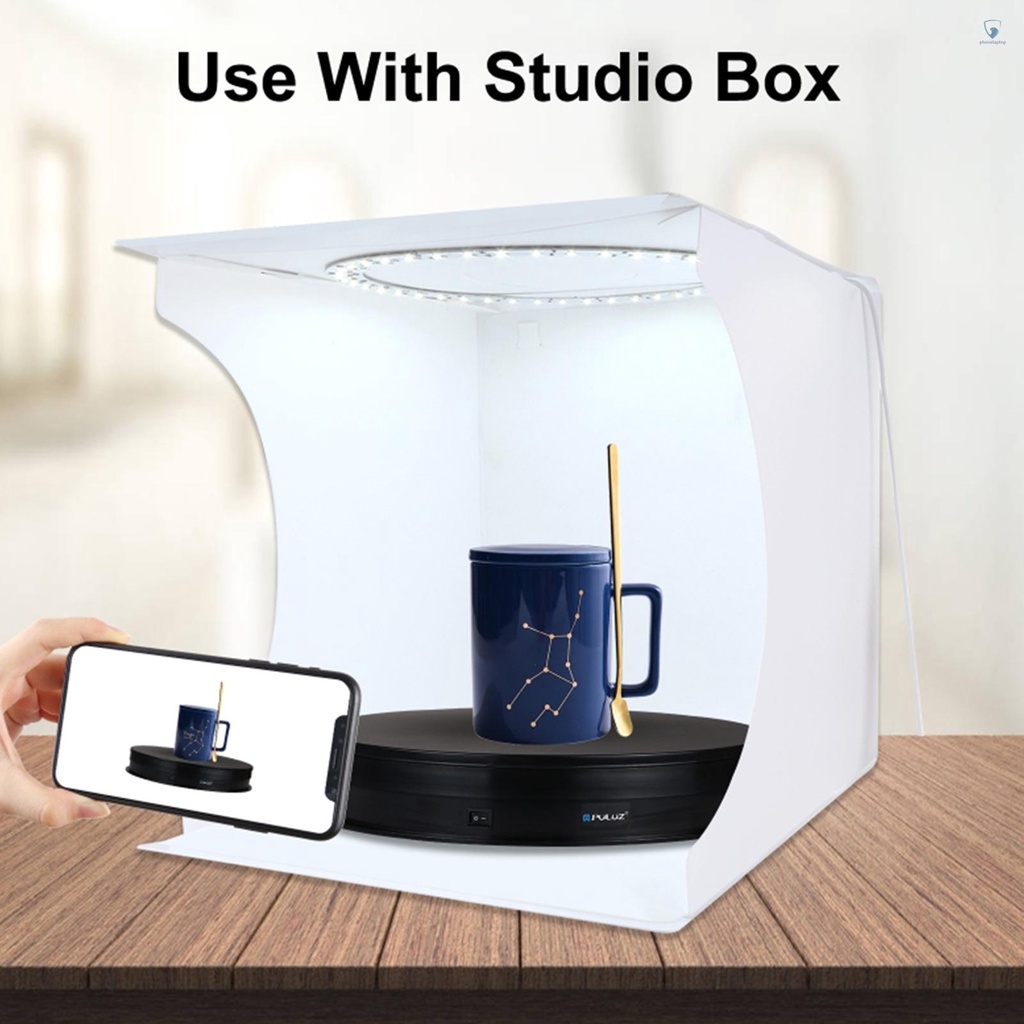 (laptvn) Chân Đế Xoay Điện Tử USB PULUZ Có Thể Điều Chỉnh Tốc Độ Dùng Chụp Ảnh / Quay Video