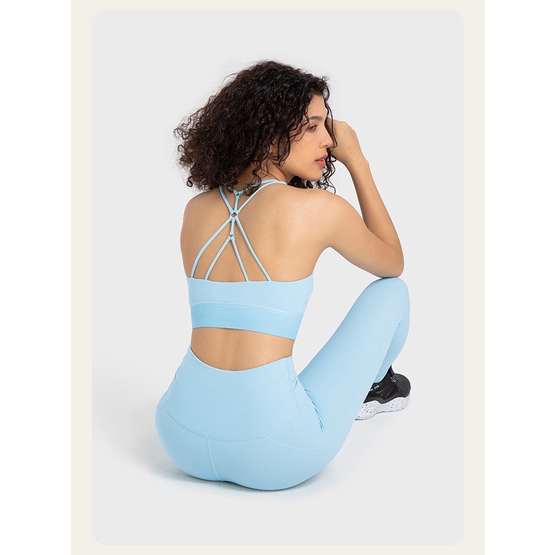 Áo bra Lulu Free To Be Bra Ribbed Áo lót thể thao, yoga, gym
