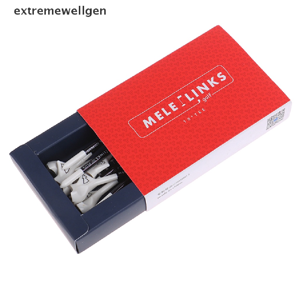 [extremewellgen] 10 Golf Tees 10° Giá Đỡ Bóng Golf Hình Thoi Độc Đáo Tiện Dụng