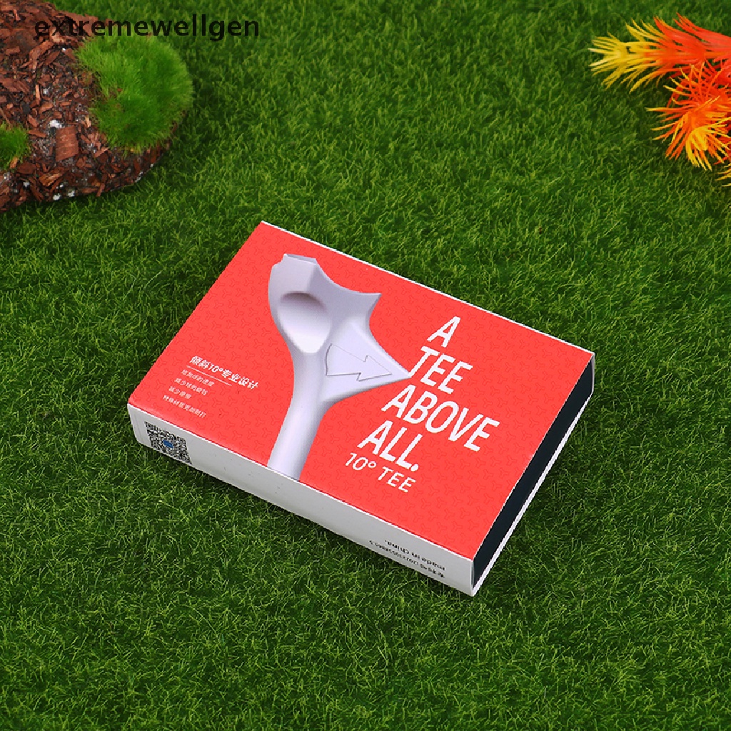 [extremewellgen] 10 Golf Tees 10° Giá Đỡ Bóng Golf Hình Thoi Độc Đáo Tiện Dụng