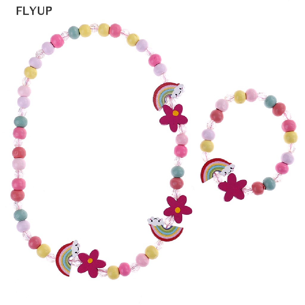 Vòng cổ Hạt Cườm Hoạt Hình Cho Bé Gái