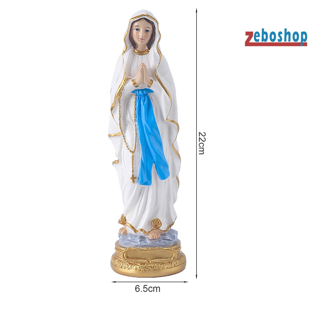 Mô Hình Tượng Đức Mẹ Mary Bằng Nhựa Resin Trong Suốt Bắt Mắt