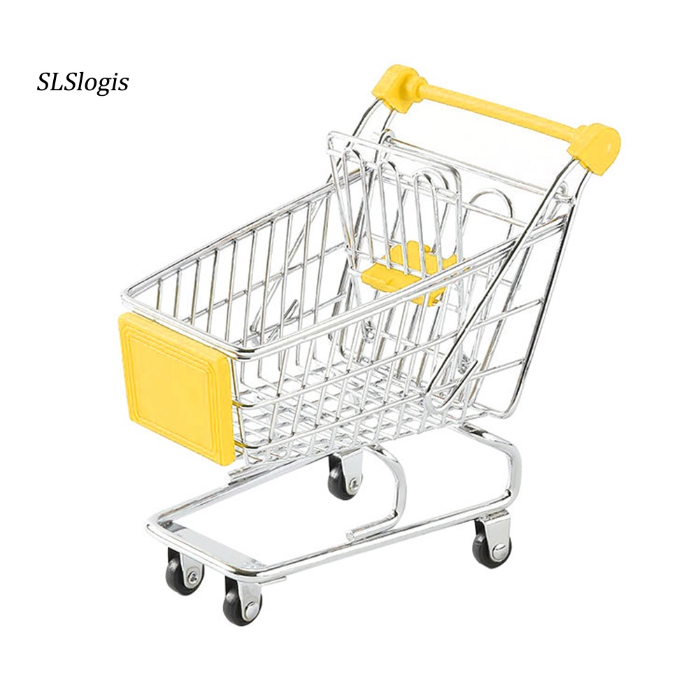 Xe Đẩy Siêu Thị Mini Đồ Chơi Dành Cho Chim Vẹt Chuột Hamster