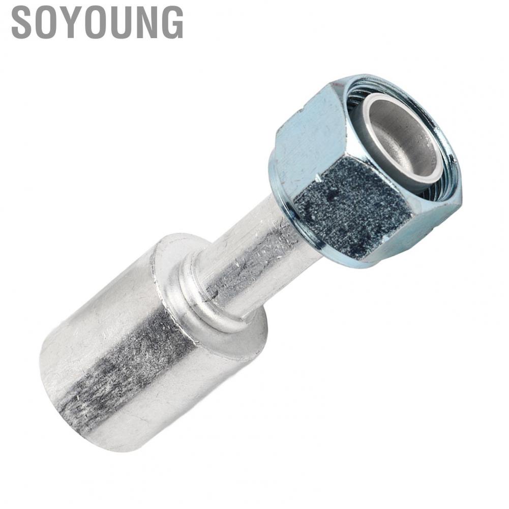 Soyoung Car Air Conditioner Connector  5/8in Exquisite Appearance Conditioning Pipe 10PCS Straight 180° for Truck