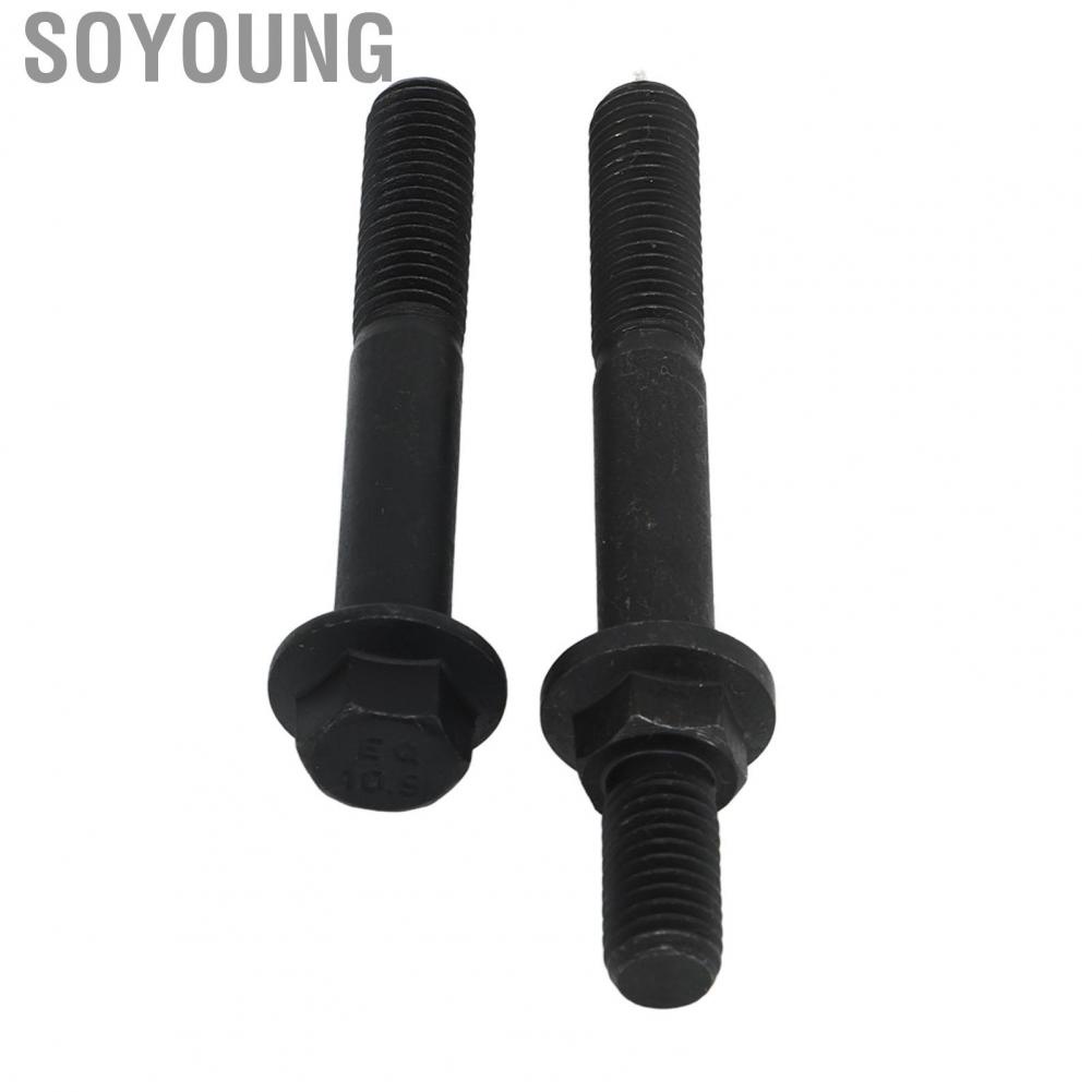 Soyoung 3944593  High Hardness Exhaust Tube Bolts Studs Set Reliable Stable Performance 12PCS for Cummins 5.9L 6.7L