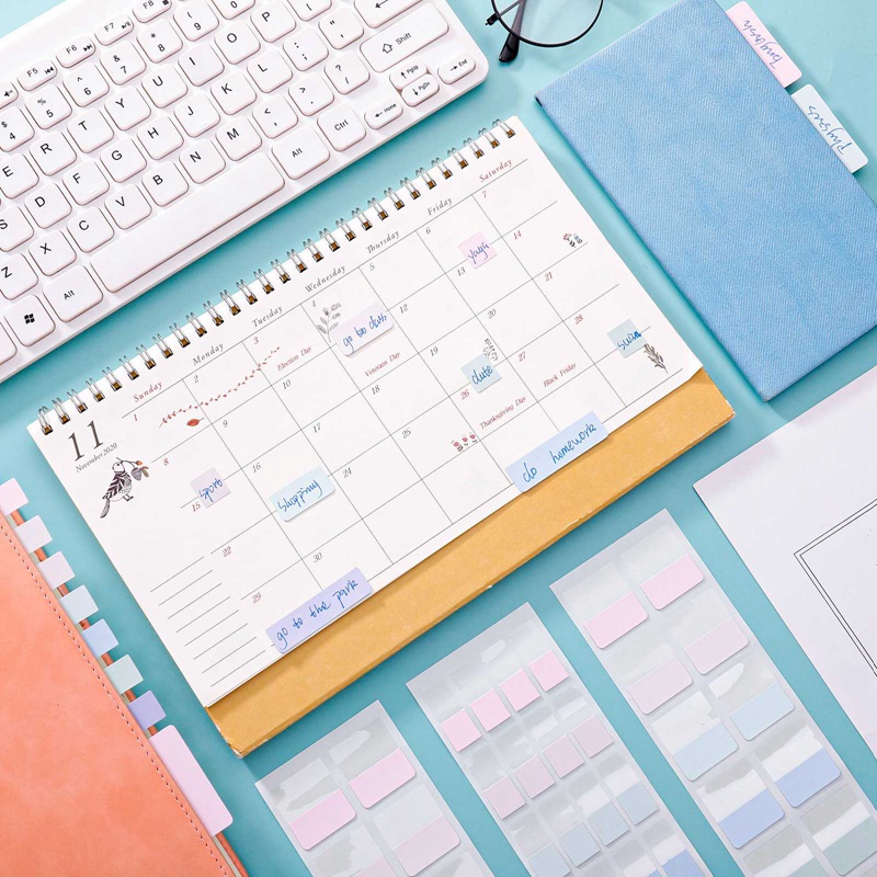 Margot3 Nhãn Dán Dạ Quang index Cổ Điển Trang Trí Sách Mạnh Mẽ