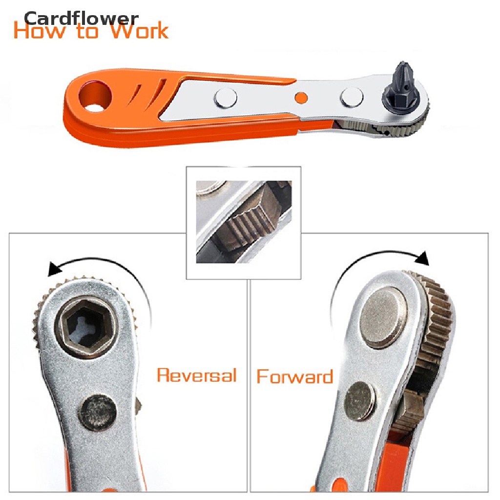 Cờ Lê Lục Giác 1 / 4inch Mini Tháo Gỡ Nhanh Cầm Tay Sửa Chữa Xe Hơi