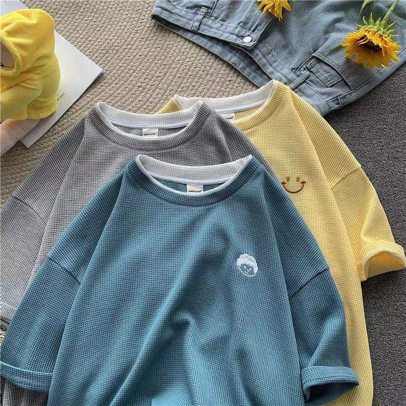 Áo thun SUXI tay ngắn dáng rộng thiết kế đơn giản trẻ trung thể thao cho nữ