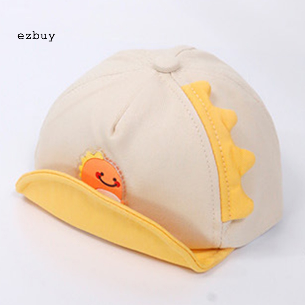 Mũ Lưỡi Trai Cotton Thoáng Khí In Họa Tiết Khủng Long Dành Cho Bé