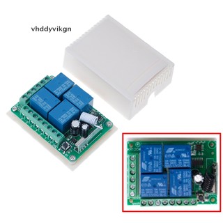 Công tắc điều khiển từ xa không dây rf dc 12v 10a 433mhz 4ch