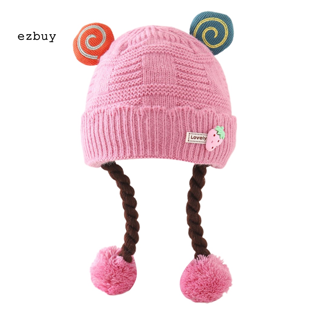 Mũ Len Beanie Chống Mòn In Họa Tiết Sáng Tạo Dùng Làm Đạo Cụ Chụp Ảnh Cho Bé Sơ Sinh