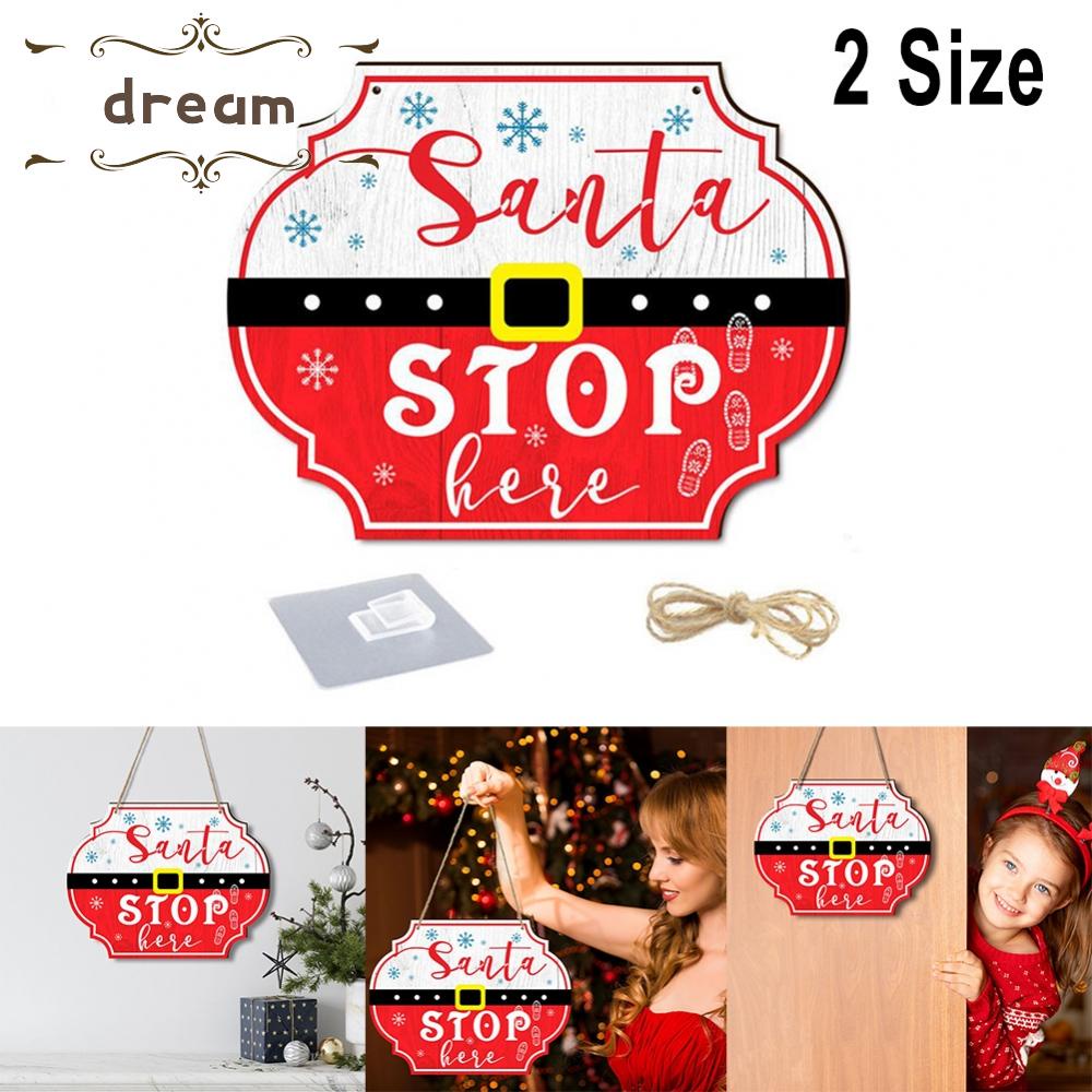 【DREAMLIFE】Pendant Christmas Tree Durable Lovely Gift Navidad Hanging Sign High Quality