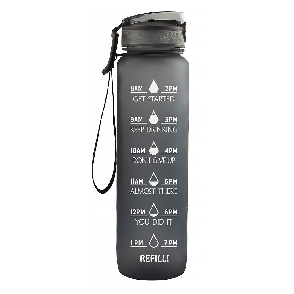 Bình Đựng Nước 1 / 2 Chống Rò Rỉ Bằng Silicone Kèm Ống Hút Có Thể Bơm Lại Tiện Dụng