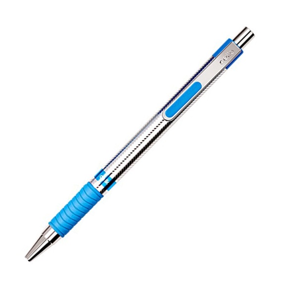 Bút Bi Bấm Cello Flowmate 0.7mm - Màu Xanh