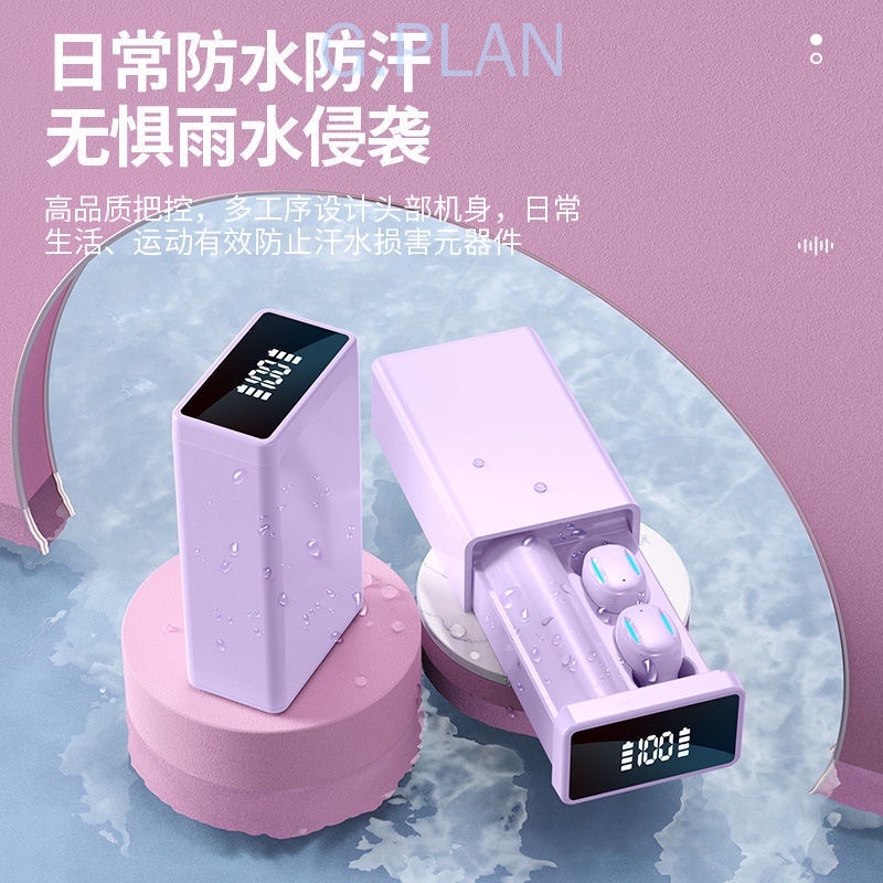 Tai Nghe Bluetooth Nhét Tai Mini Không Dây Hàng Mới Dành Cho OPPO vivo Huawei Apple
