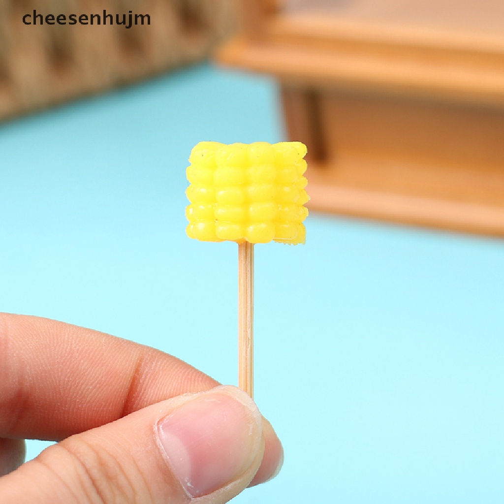 3 Mô Hình Trái Bắp Giả Tỉ Lệ 1 / 12 Trang Trí Nhà Búp Bê