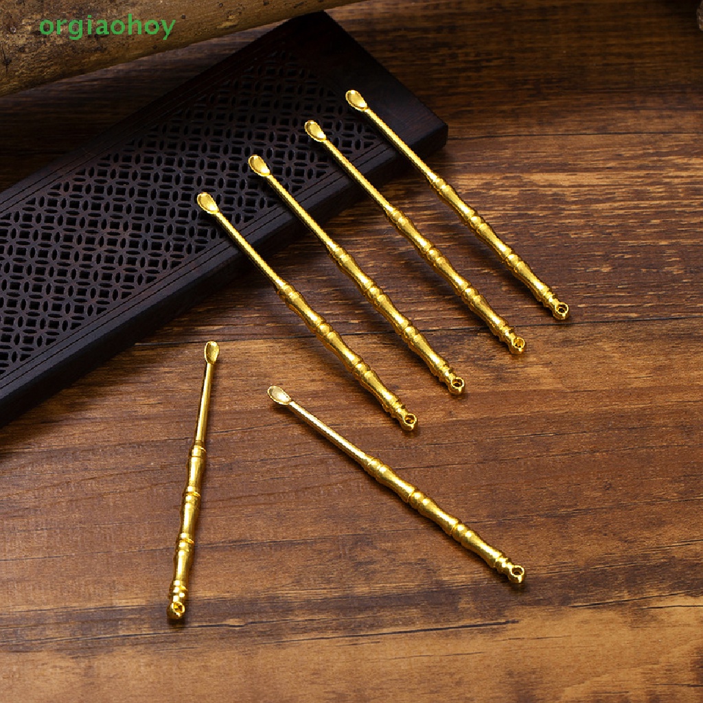 Dụng Cụ Lấy Ráy Tai Bằng Đồng Thau Phong Cách Retro