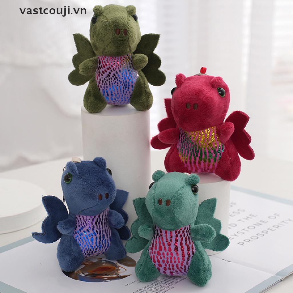 1 Móc Khóa Khủng Long Nhồi Bông Đáng Yêu 12cm