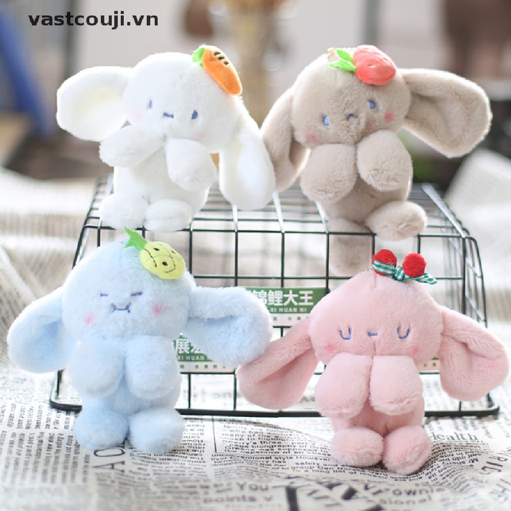 1 Móc Khóa Thỏ Nhồi Bông 15cm Đáng Yêu