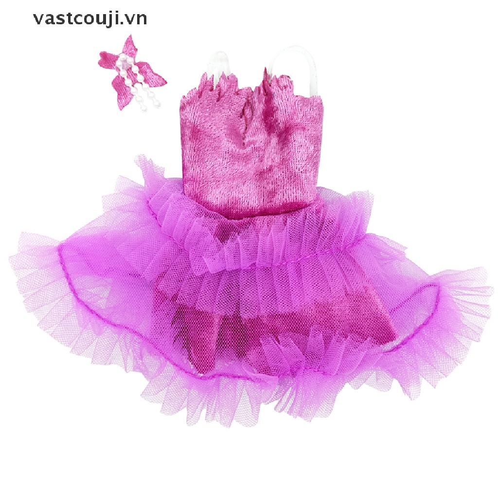 1 Bộ Đầm Thời Trang Xinh Xắn Dành Cho Búp Bê VASTJI 30CM