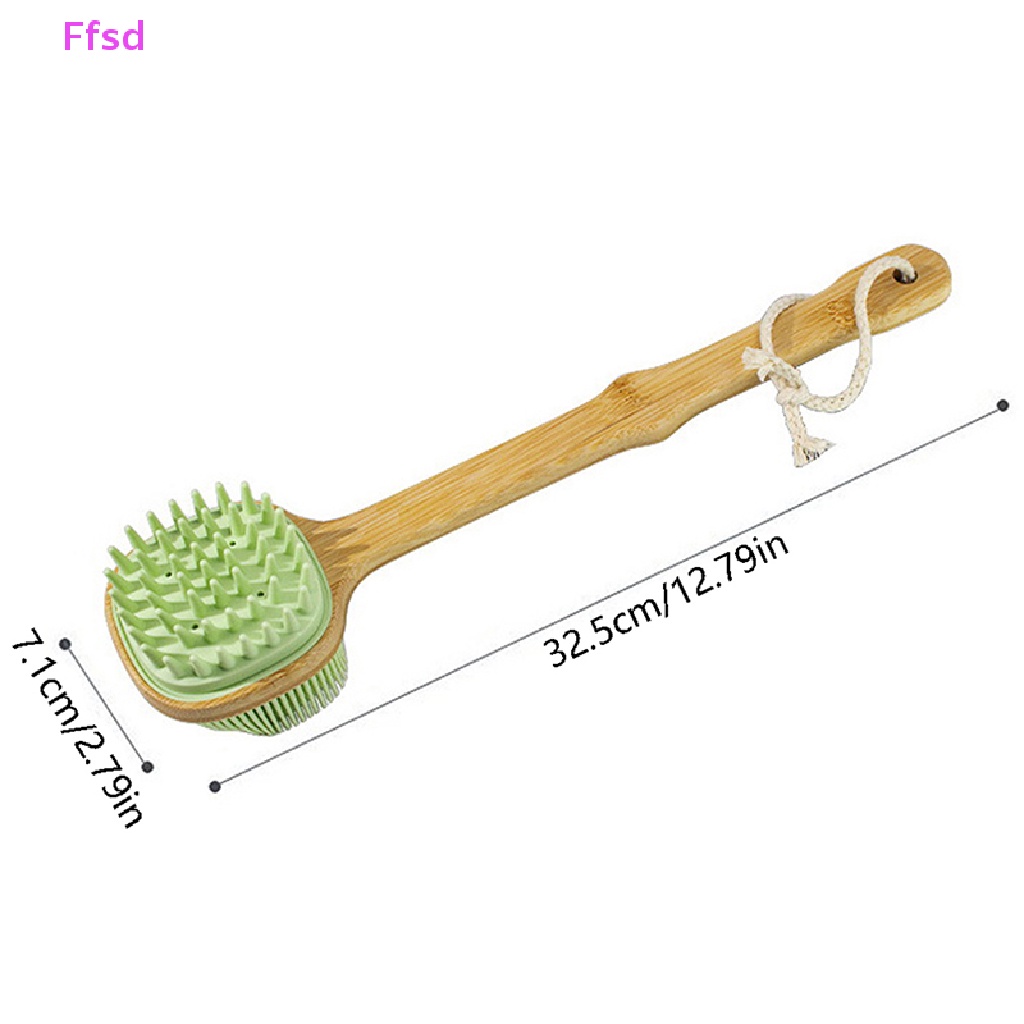 {Ffsd} Bàn Chải Tắm Chà Lưng / Da Toàn Thân Tay Cầm Silicon * Bán Chạy