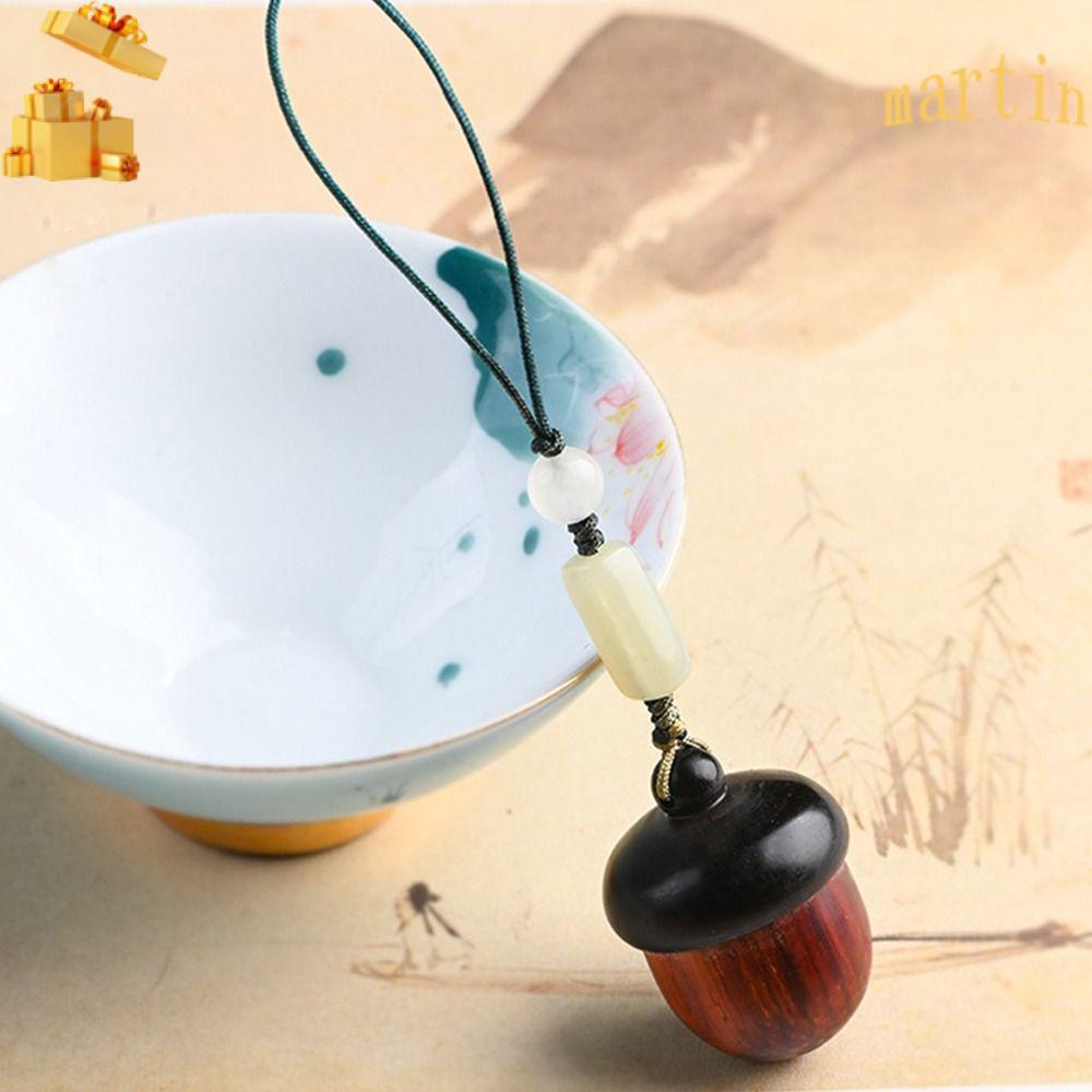 Vòng cổ MARTIN1 Mặt Gỗ Đàn Hương Phong Cách Trung Hoa Dễ Thương Dành Cho Nữ