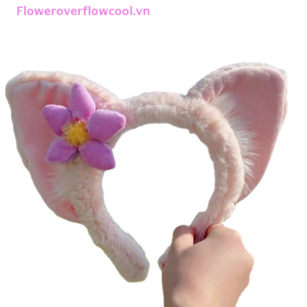 Fofc Băng Đô Cài Tóc Nhỏ Nhắn Hình Cáo Linabell Fox Stellalou Duffy Màu Hồng Dành Cho Bộ Sưu Tập Thượng Hải Bán Chạy