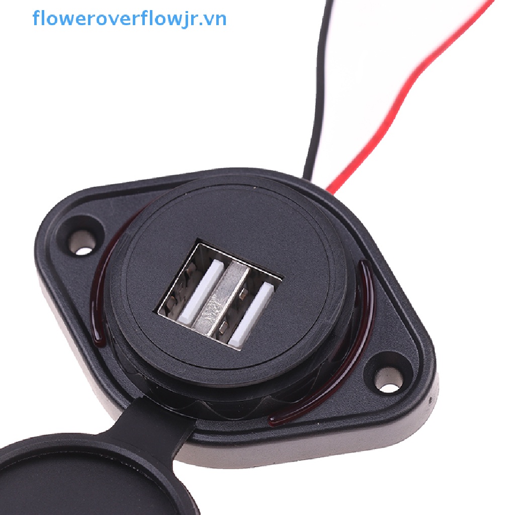 Tẩu Sạc Hai Cổng USB 3.1A Chống Nước Cho Xe Hơi