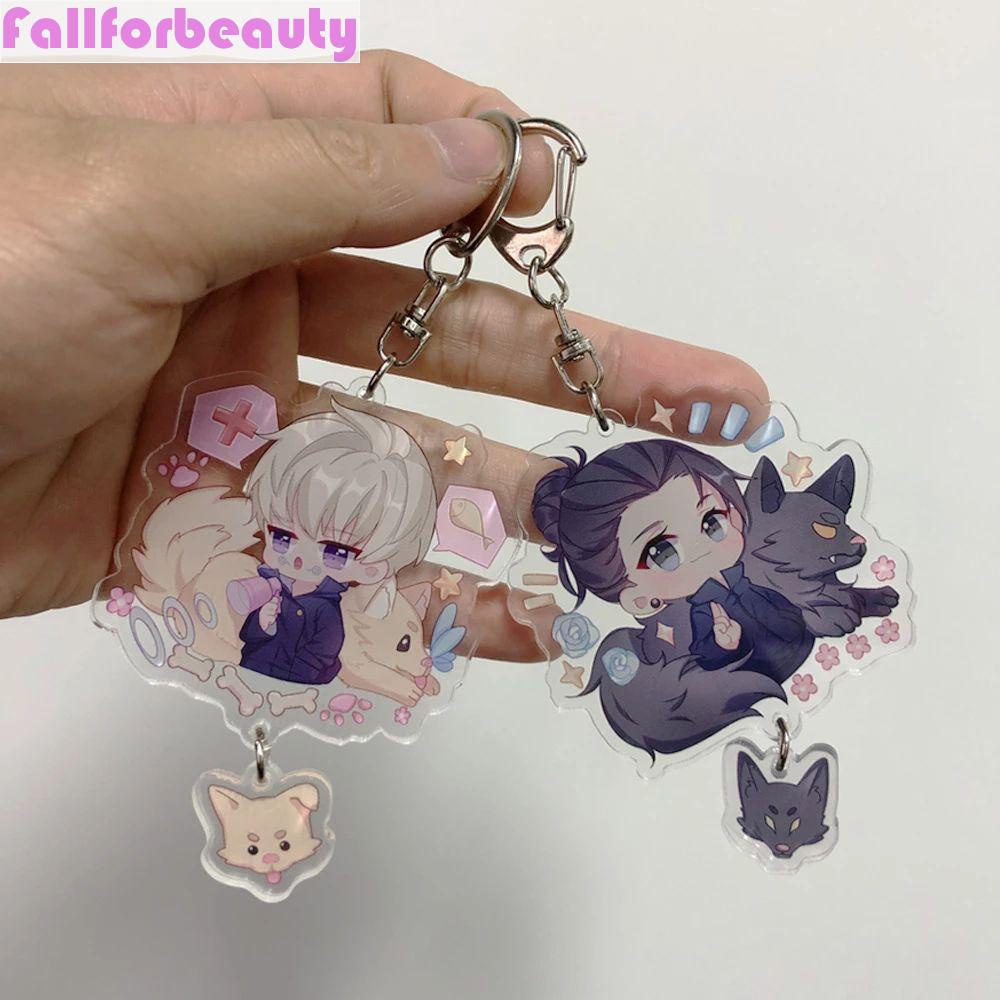 Fallforbeauty Móc Chìa Khóa Bằng Acrylic Hình Jujutsu Kaisen Của Yuji Itadori Gojo Satoru