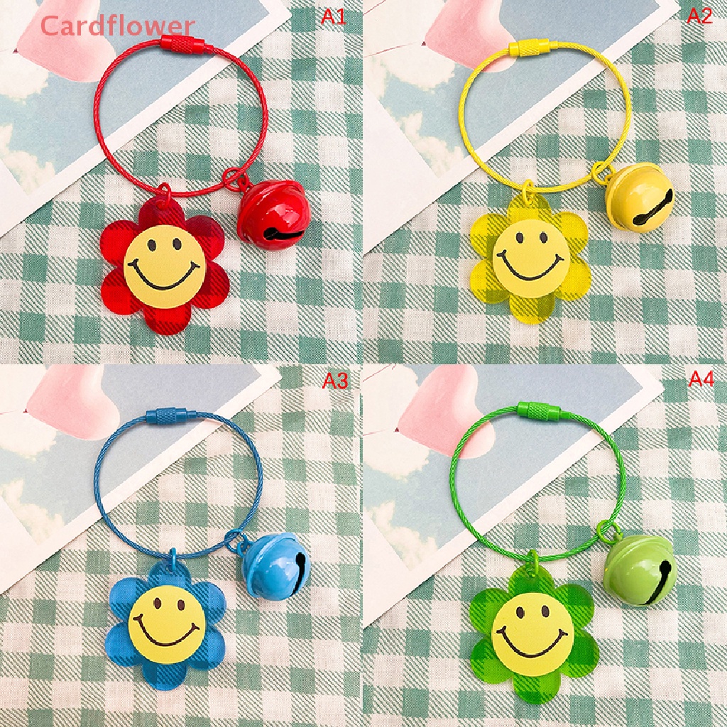 Móc Khóa Acrylic Trong Suốt Hình Hoa Hướng Dương Dễ Thương Mới