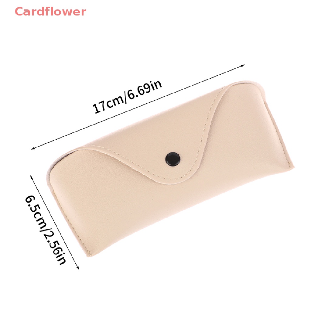 1 Túi Da Đựng Mắt Kính Màu Trơn Mới