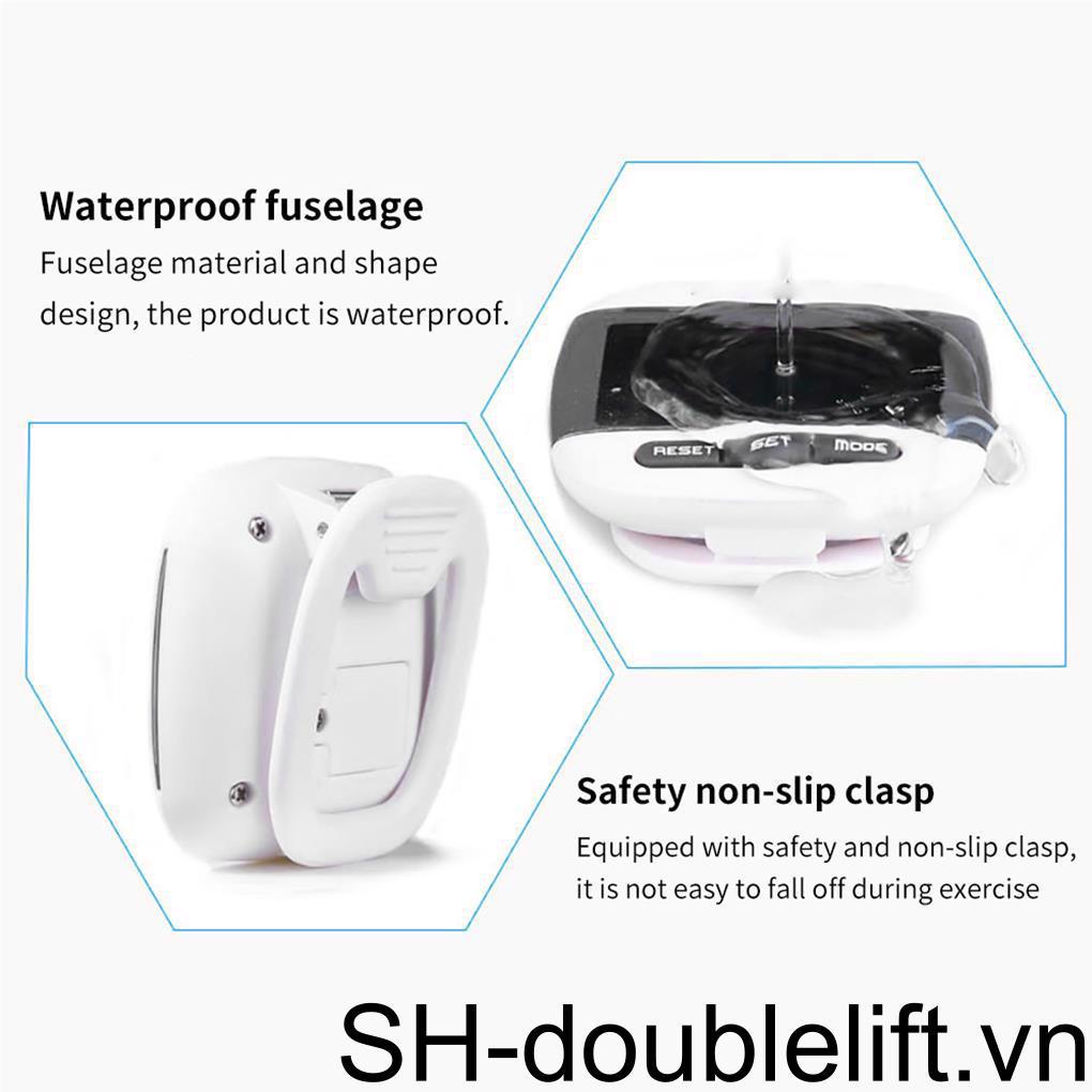 Máy Đếm Bước Chân Kỹ Thuật Số Màn Hình Cỡ Lớn Tiện Dụng Cho Hoạt Động Ngoài Trời