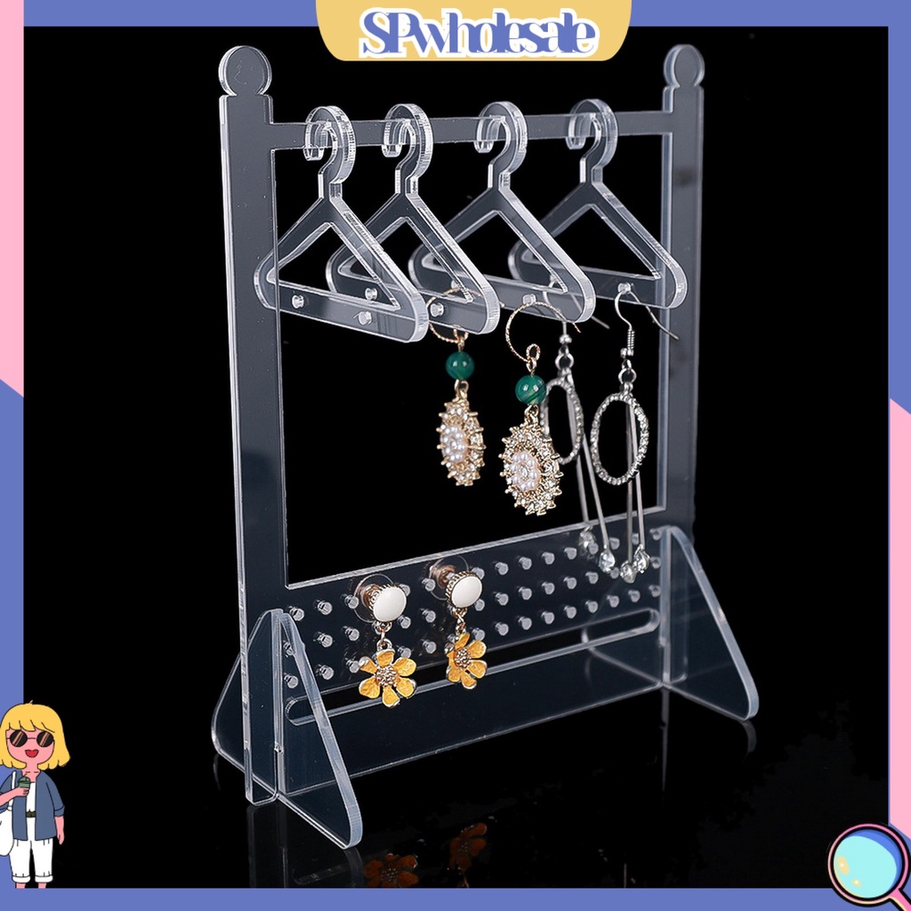 <SPwholesale> Giá Đỡ Trưng Bày Trang Sức Bằng Acrylic Trong Suốt Sức Chứa Lớn