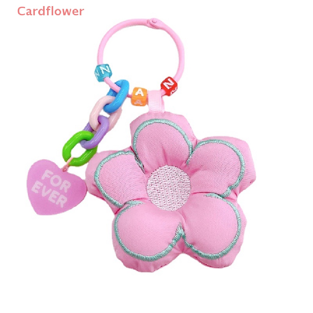 1 Móc Khóa Hoa Hướng Dương Vải Dễ Thương Mới